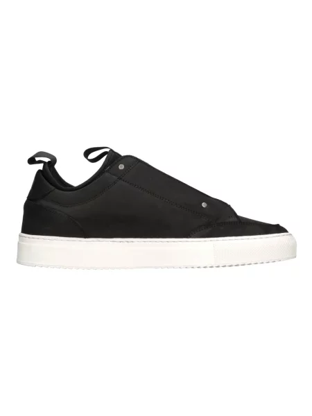 Sneakersy P448 skórzane czarne