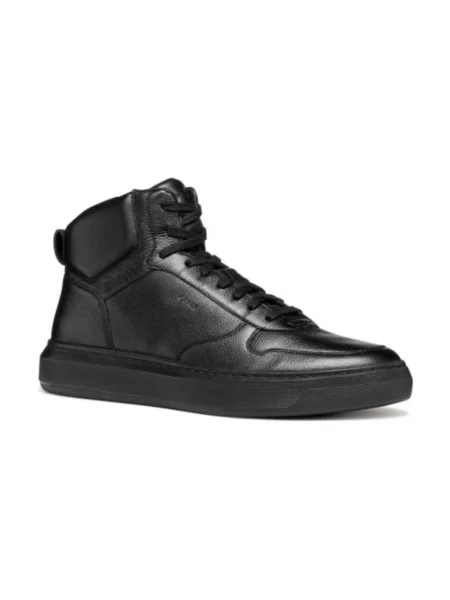 Sneakersy Geox skórzane czarne