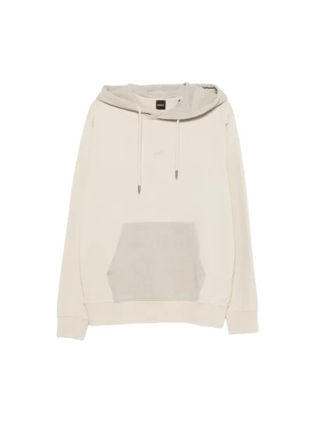 Bluza z kapturem Boss z kapturem beżowa