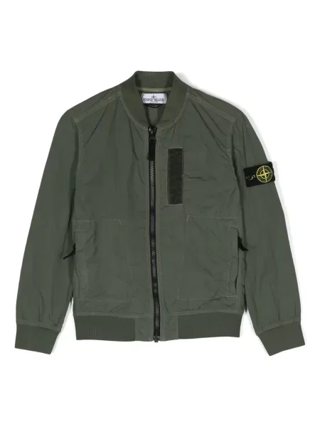 Kurtka bomber dziecięcy Stone Island zielony