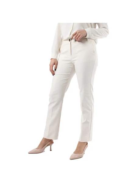 Pantaloni Emme Marella alb