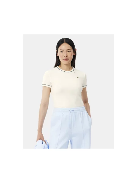 Tricou Lacoste bej