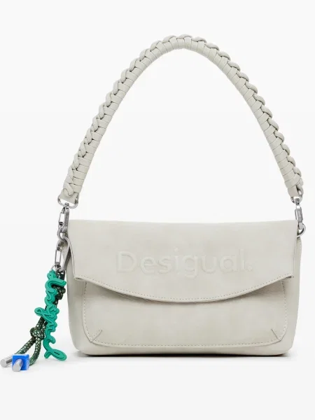 Чанта Desigual бежово бяло