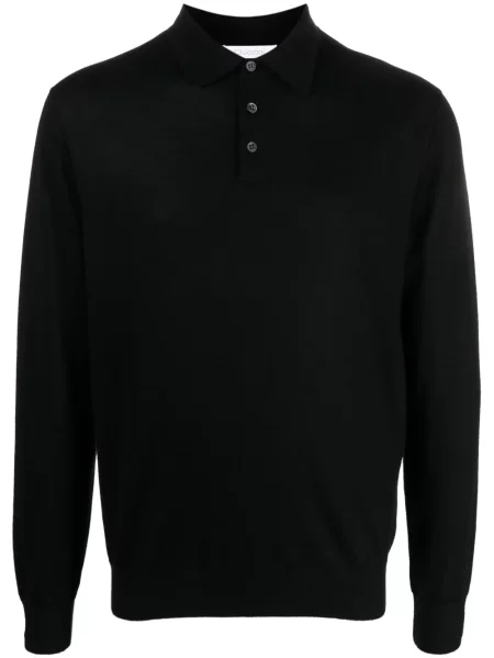 Polo Cruciani tricotate negru
