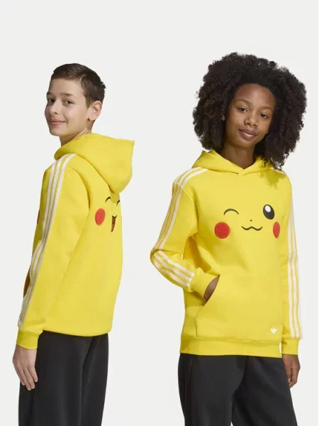 Adidas Hanorac Pokemon Loose Hoodie galben