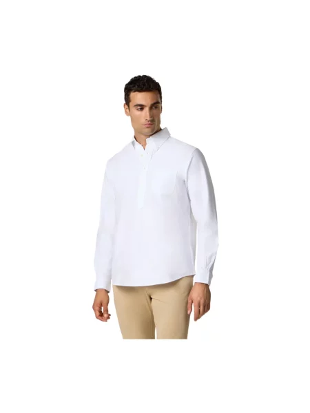 Koszula Brooks Brothers z twillu biała