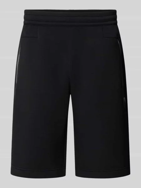 Szorty z elastycznym pasem Ea7 Emporio Armani czarne