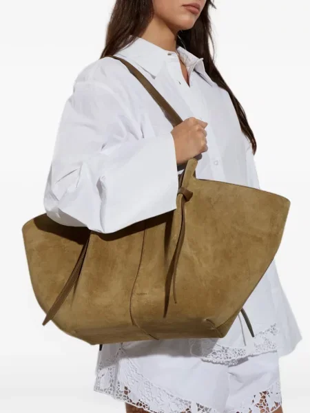 Szarvasbőr shopper táska Yuzefi barna