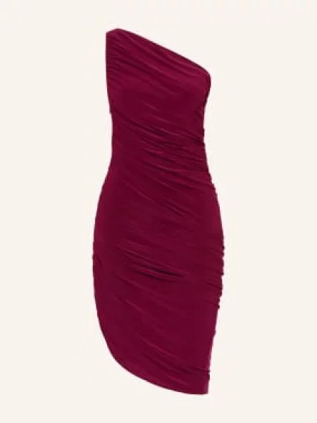 Norma Kamali Sukienka Koktajlowa Diana rot