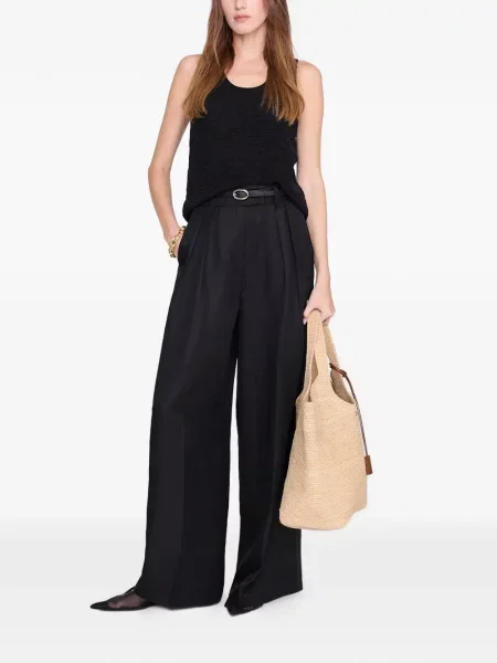 Pantaloni palazzo Anine Bing negru