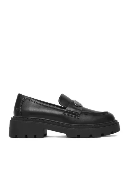 Loafersy Guess Jeans czarne