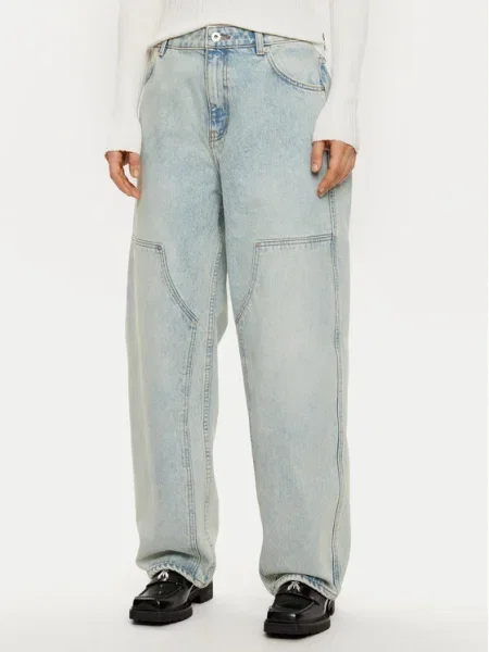 HUGO Farmer Baggy Fit kék