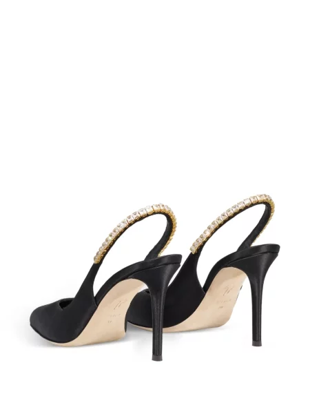 Pantofi cu toc Temperley London slingback negru