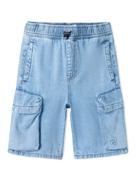 NAME IT Szorty jeansowe Ben Baggy Fit niebieski