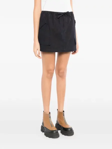 Fusta mini Jnby cu model floral cu imagine mini albastru