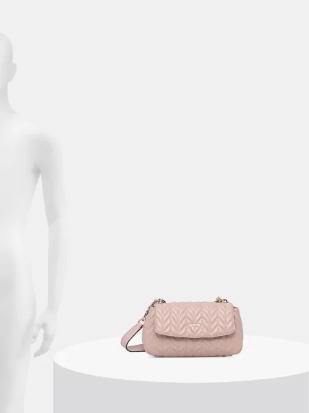 Кожаная сумка-багет Guess