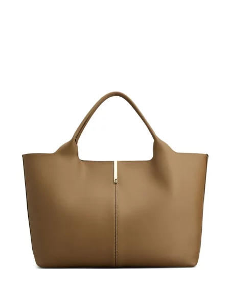 Kožna kožna torba Tod's smeđa