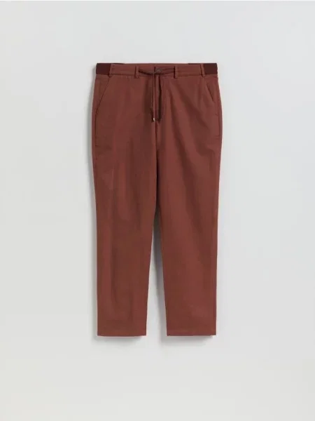 Reserved Pantaloni chino regular fit maro