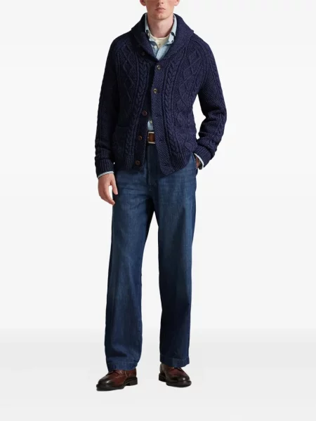 Ριγέ polo Polo Ralph Lauren με κουκούλα με αυτόγραφο λευκό