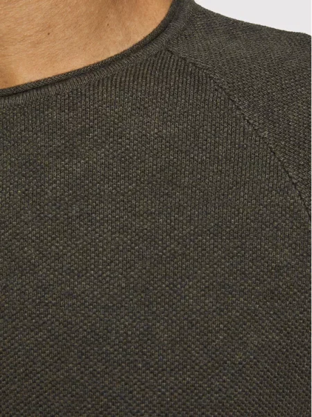 Jack & Jones Πουλόβερ Hill Regular Fit πράσινο
