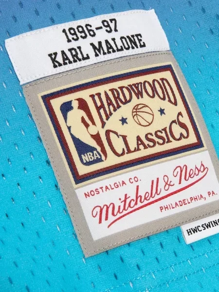 Cămașă Mitchell & Ness din jerseu albastru