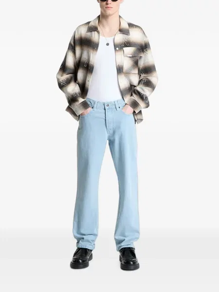Blugi drepți Dickies albastru