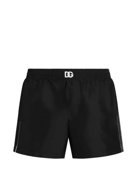 Slip de baie Dolce & Gabbana cu broderie negru