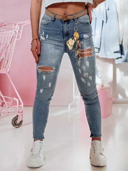 Spodnie jeansowe skinny JEANZI Dstreet