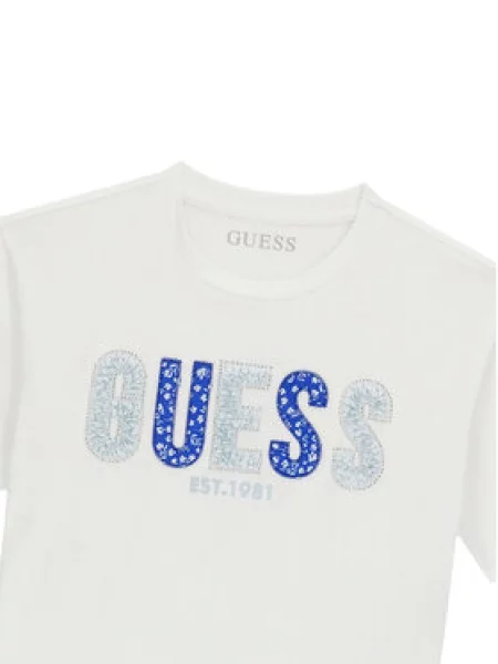 Guess T-shirt Relaxed Fit bijela