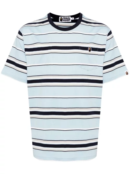 Tricou A Bathing Ape® cu dungi albastru