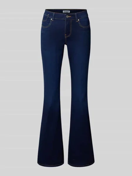 Jeansy z poszerzaną nogawką z mieszanki bawełny model ‘REESE’ Only niebieskie