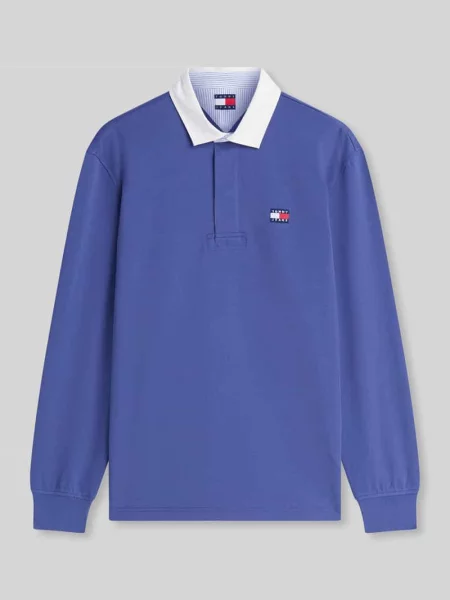 Koszulka rugby o kroju regular fit z czystej bawełny Tommy Jeans