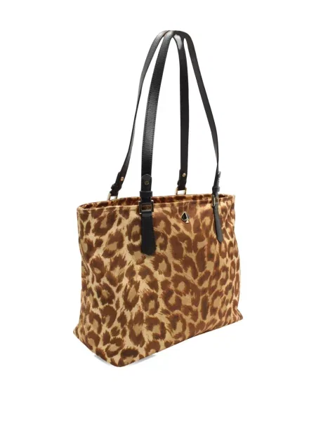 Geantă Kate Spade cu imagine cu model leopard maro