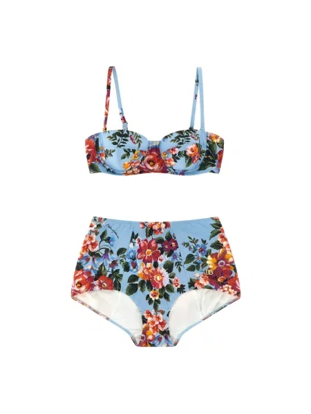 Bikini Dolce And Gabbana niebieski
