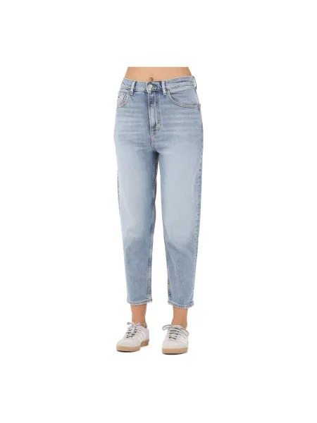 Jeansy Tommy Jeans z wysoką talią niebieskie