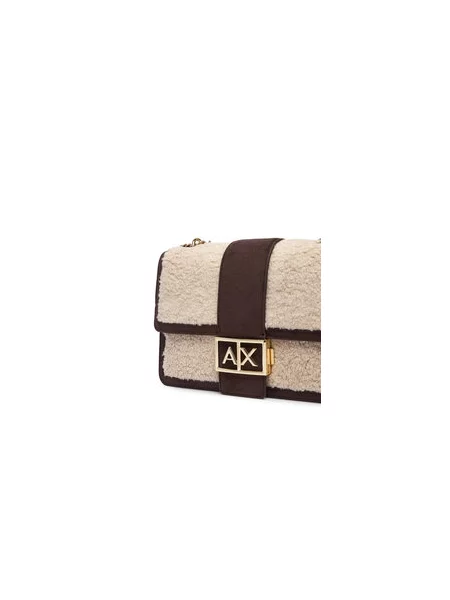 Armani Exchange Rankinė Tamsiai ruda