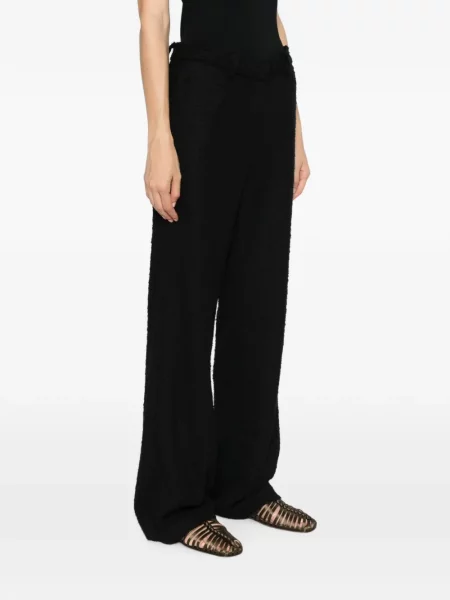 Pantaloni Magda Butrym tricotate verde