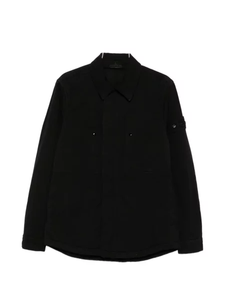 Geacă Stone Island cu strasuri cu buzunare aplicate negru