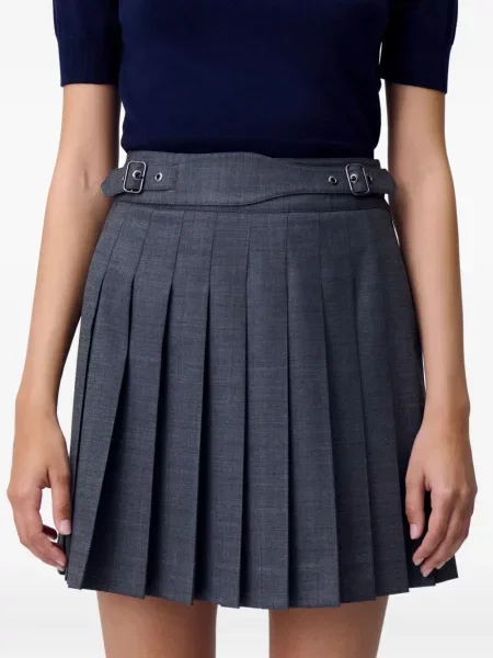 Fusta plisata Claudie Pierlot plisată gri