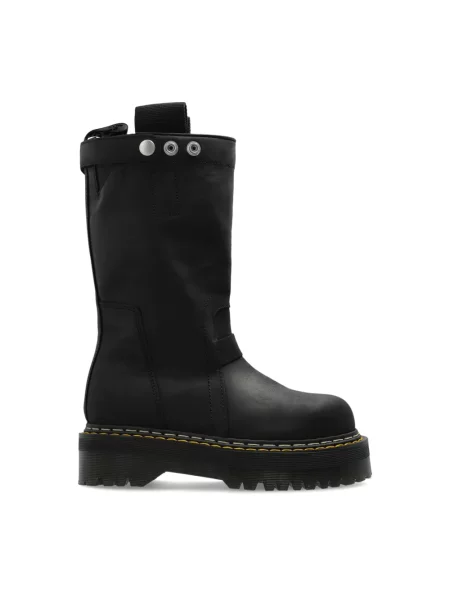 Kozaki Rick Owens skórzane czarne