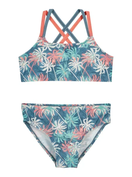 PLAYSHOES Costum de baie două piese ecru / opal / mentă / corai verde