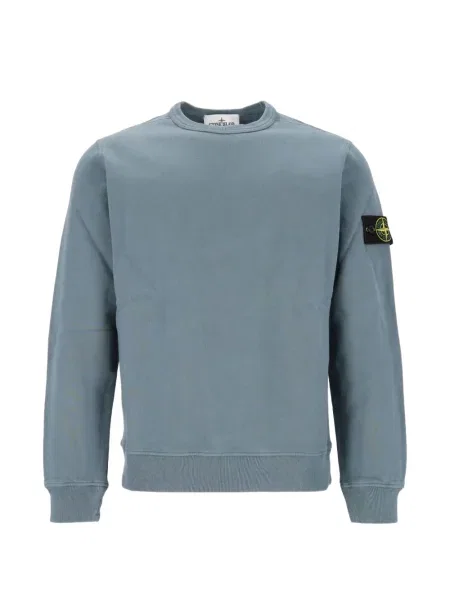 Hanorac din fleece Stone Island din fleece cu strasuri albastru