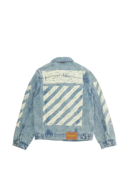 Kurtka jeansowa dziecięca Off-white biała