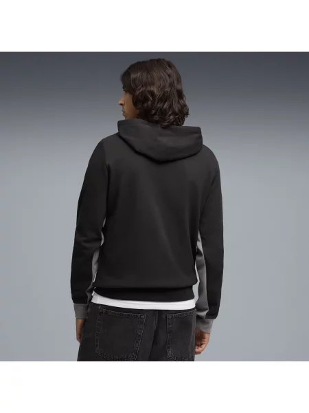 PUMA bluza z kapturem Essentials z blokami kolorów Odzież S czarny