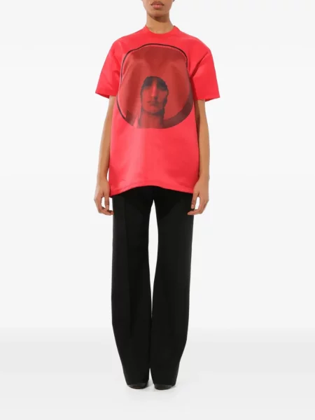 Tricou Givenchy cu imagine roșu