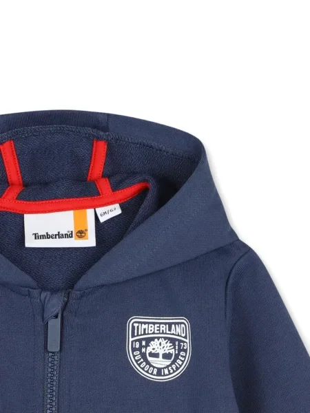 Bluza z kapturem dziecięca Timberland niebieska