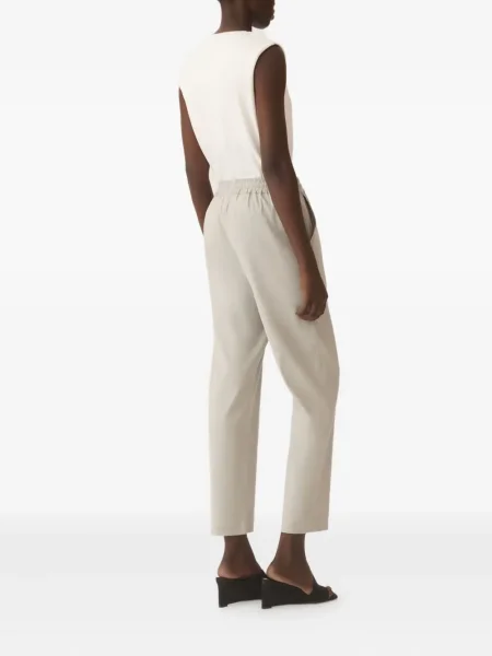 Pantaloni Fabiana Filippi alb