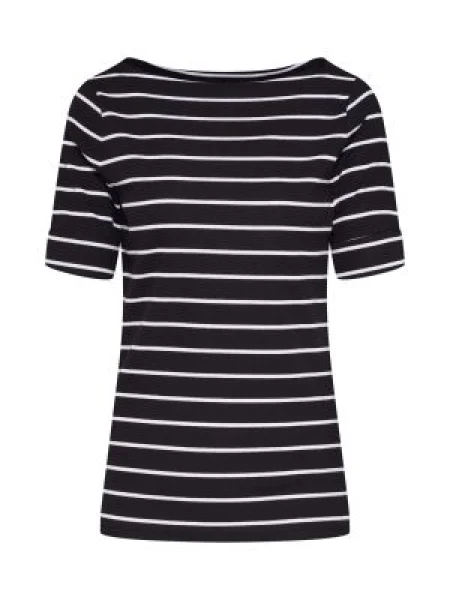 Lauren Ralph Lauren Tricou Judy negru alb