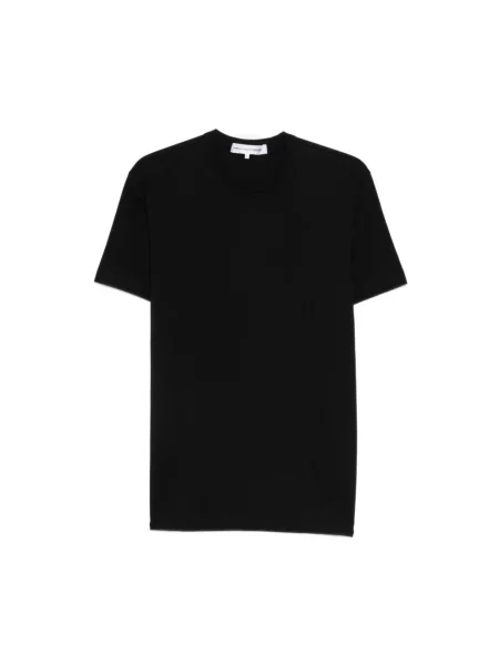 Dzianinowa koszulka Comme Des Garcons czarna