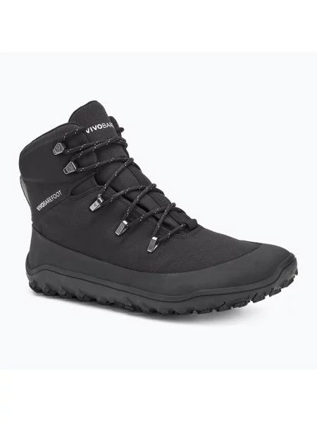 Încălțăminte barefoot pentru bărbați Vivobarefoot Tracker Textile AT obsidian
